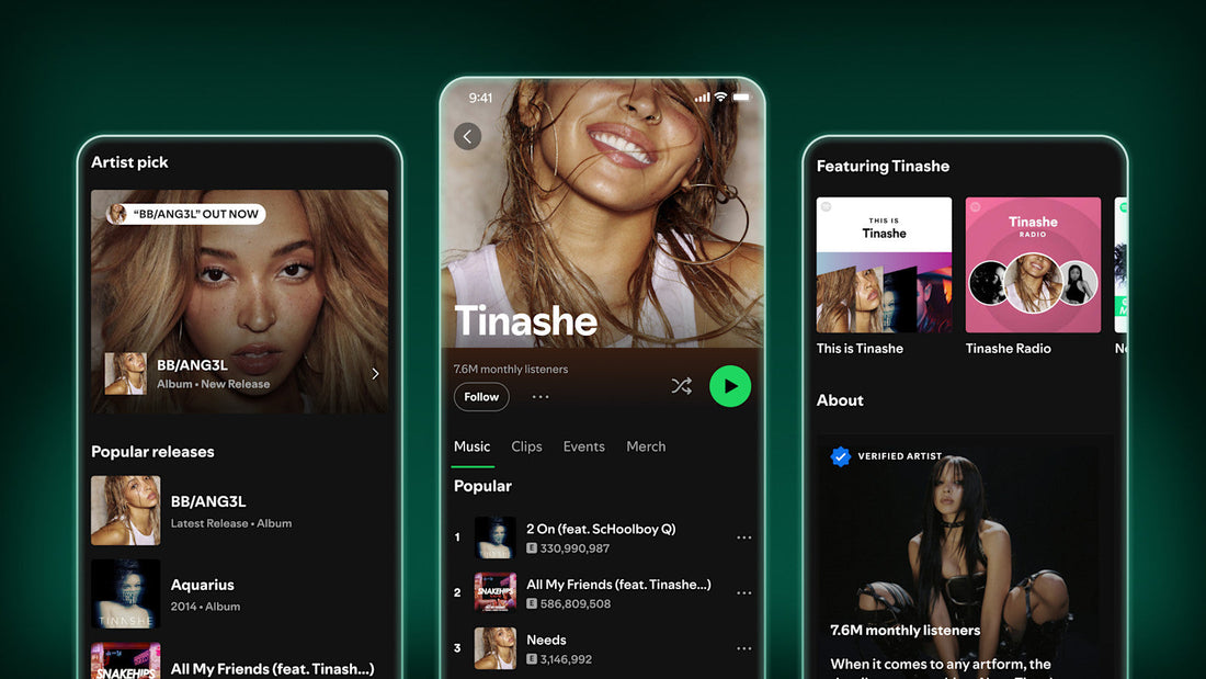Instagram Stories swipe-up ad driving fans to Spotify single release