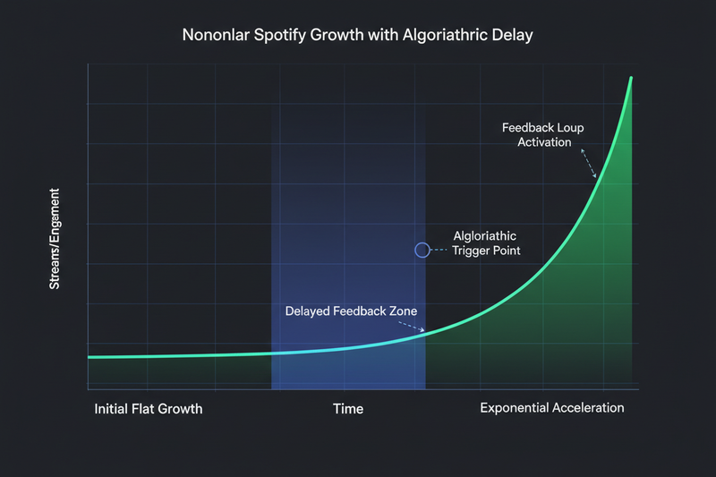 Why Spotify Growth Often Feels Random to Artists – Hidden Patterns & Delayed Feedback Loops