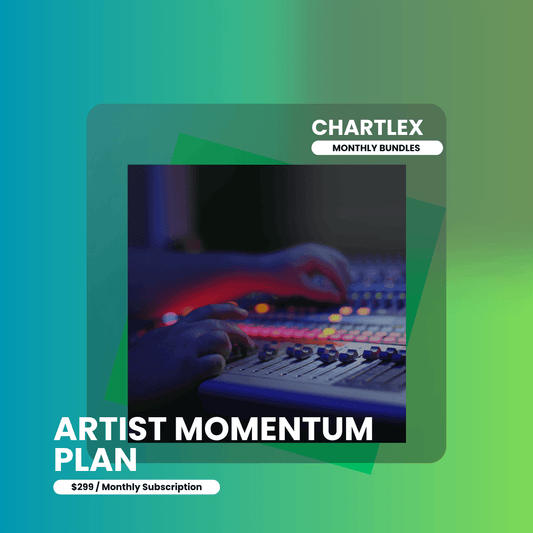 Starter Spotify-Werbeplan – Konstantes monatliches Wachstum