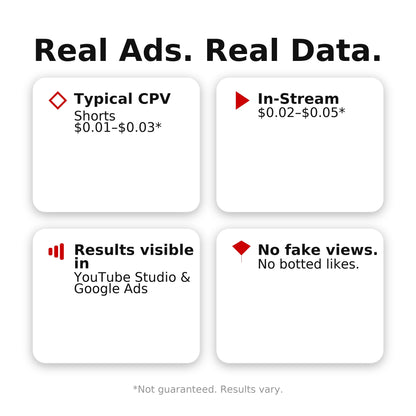 YouTube Launch (Shorts + Video) Real Viewers via YouTube Ads